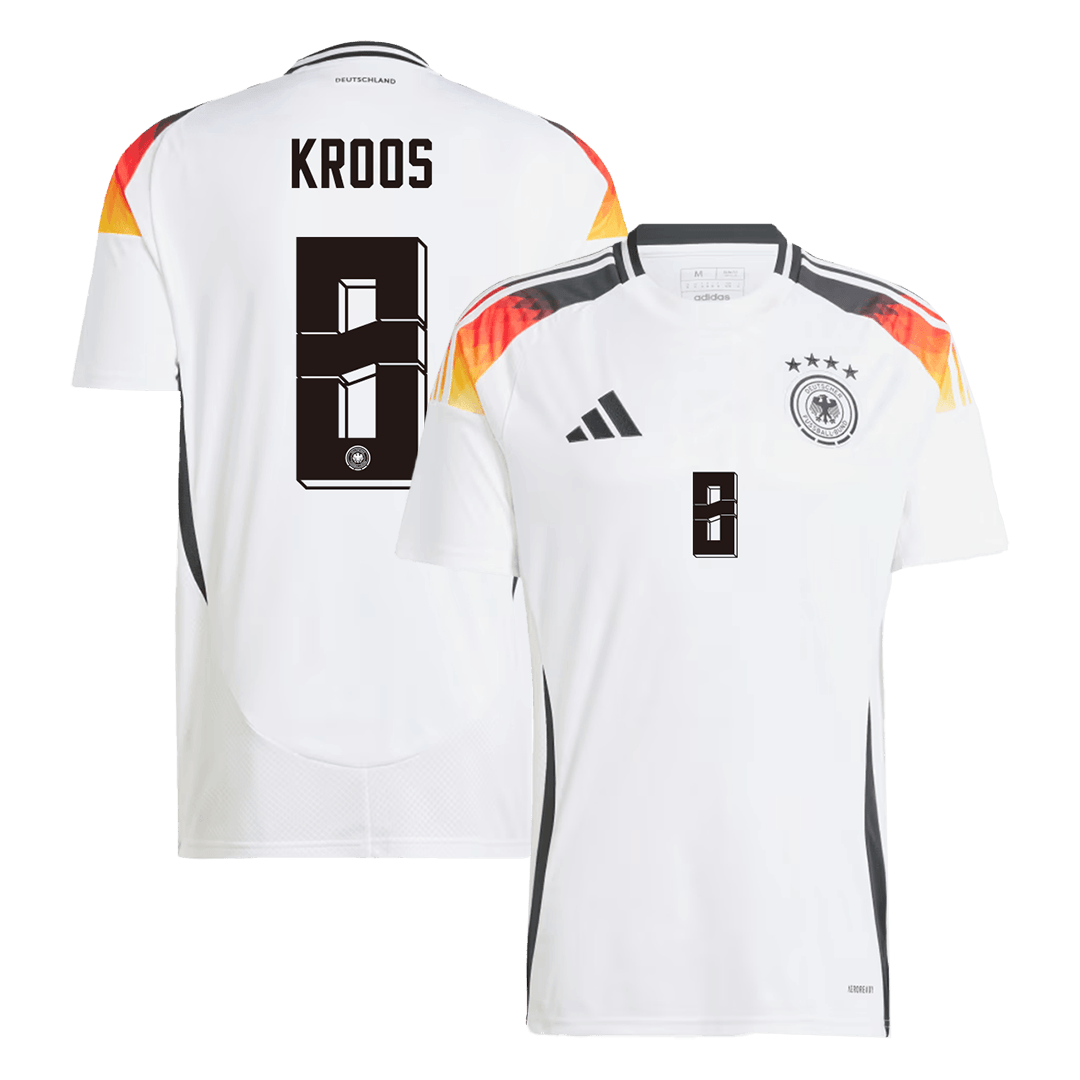 Tricouri Fotbal Germania KROOS #8 Acasă 2024 (mărime mare)