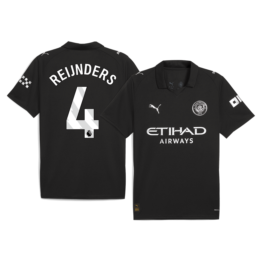 Tricouri Fotbal Manchester City REIJNDERS #4 Deplasare 2025/26