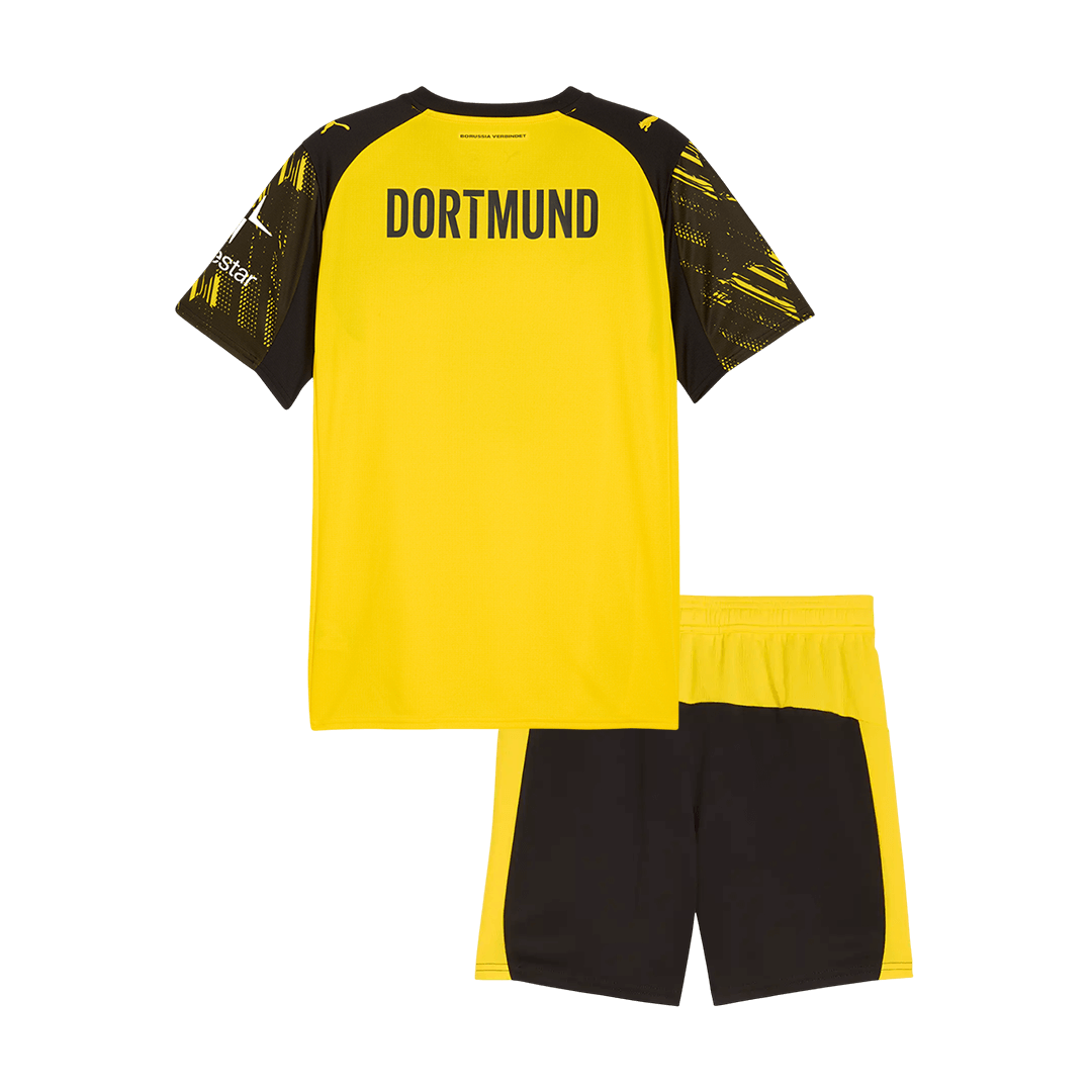 Set Tricouri Fotbal Borussia Dortmund Acasă 2025/26 Pentru Copii