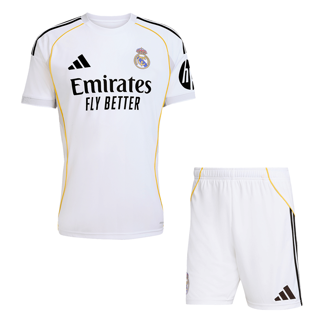 Set Tricouri Fotbal Real Madrid Acasă 2025/26 - Premium