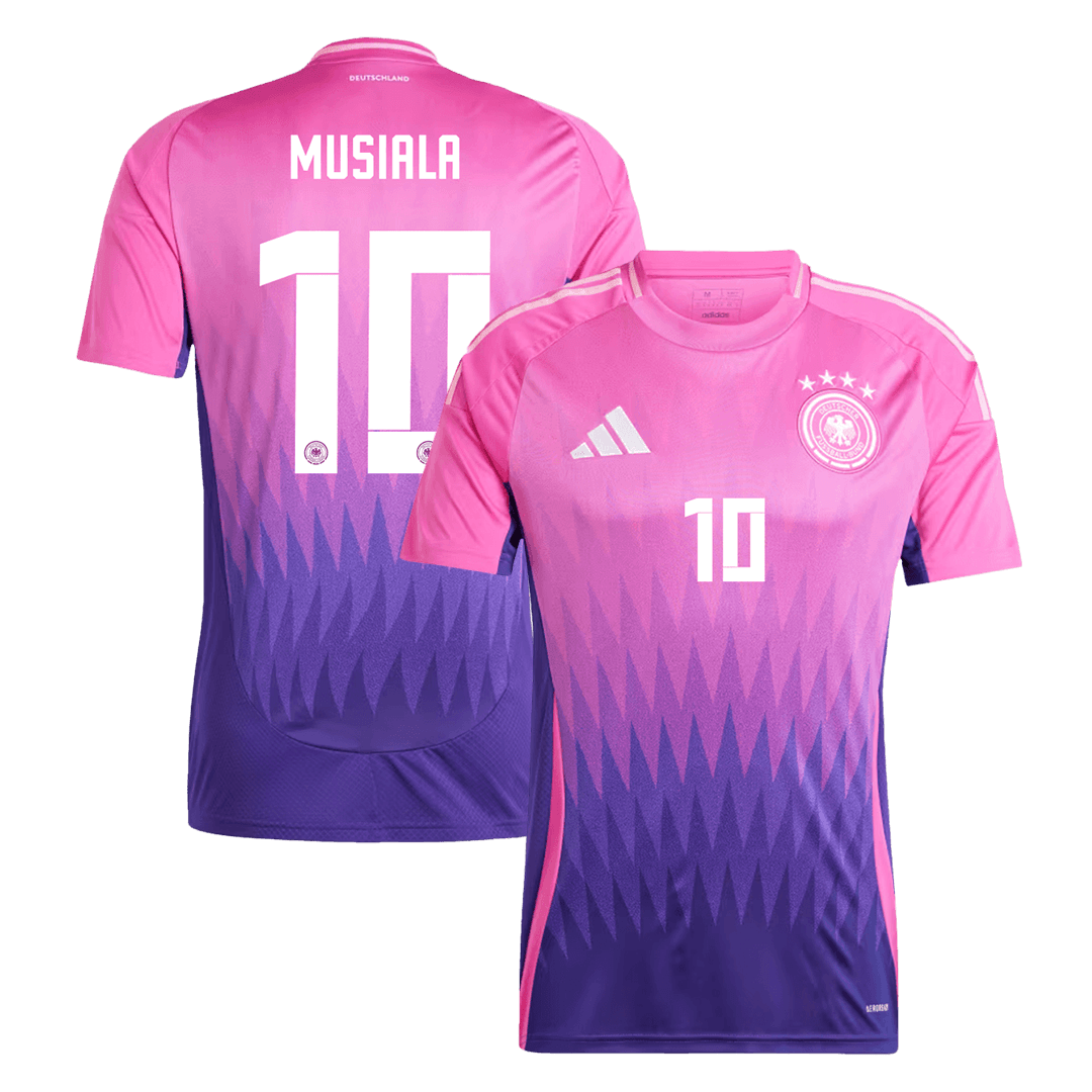 Tricouri Fotbal Germania MUSIALA #10 Deplasare 2024 (mărime mare)