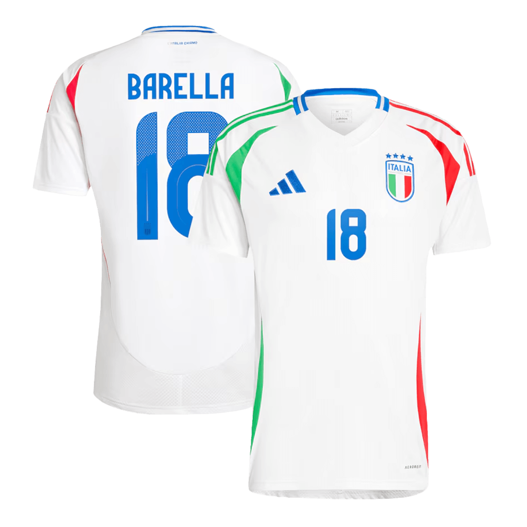 Tricouri Fotbal Italia BARELLA #18 Deplasare 2024