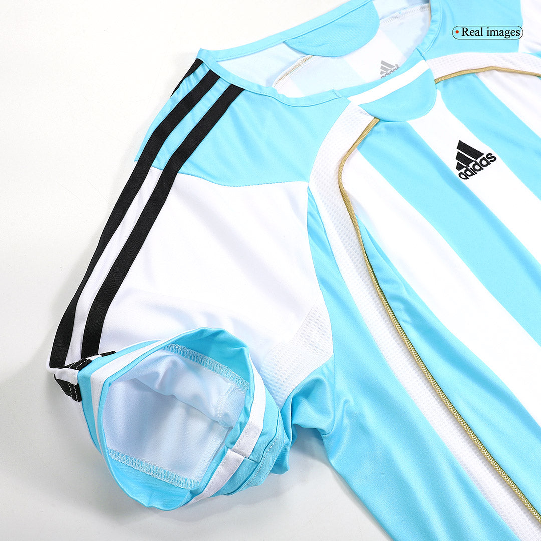 Tricouri Fotbal Vintage Argentina MESSI #19 Acasă 2006