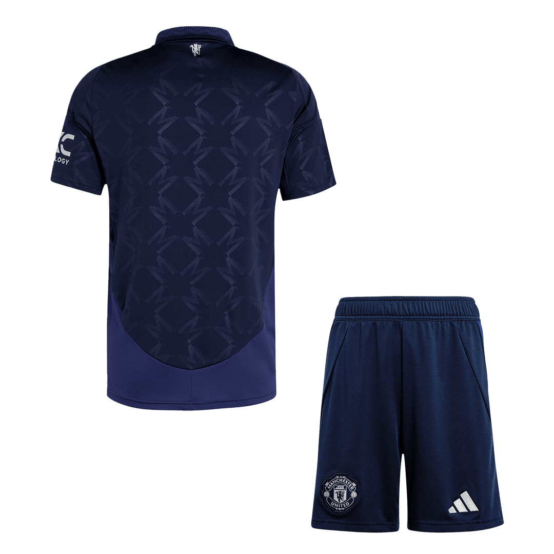 Set Tricouri Fotbal Manchester United Deplasare 2024/25.