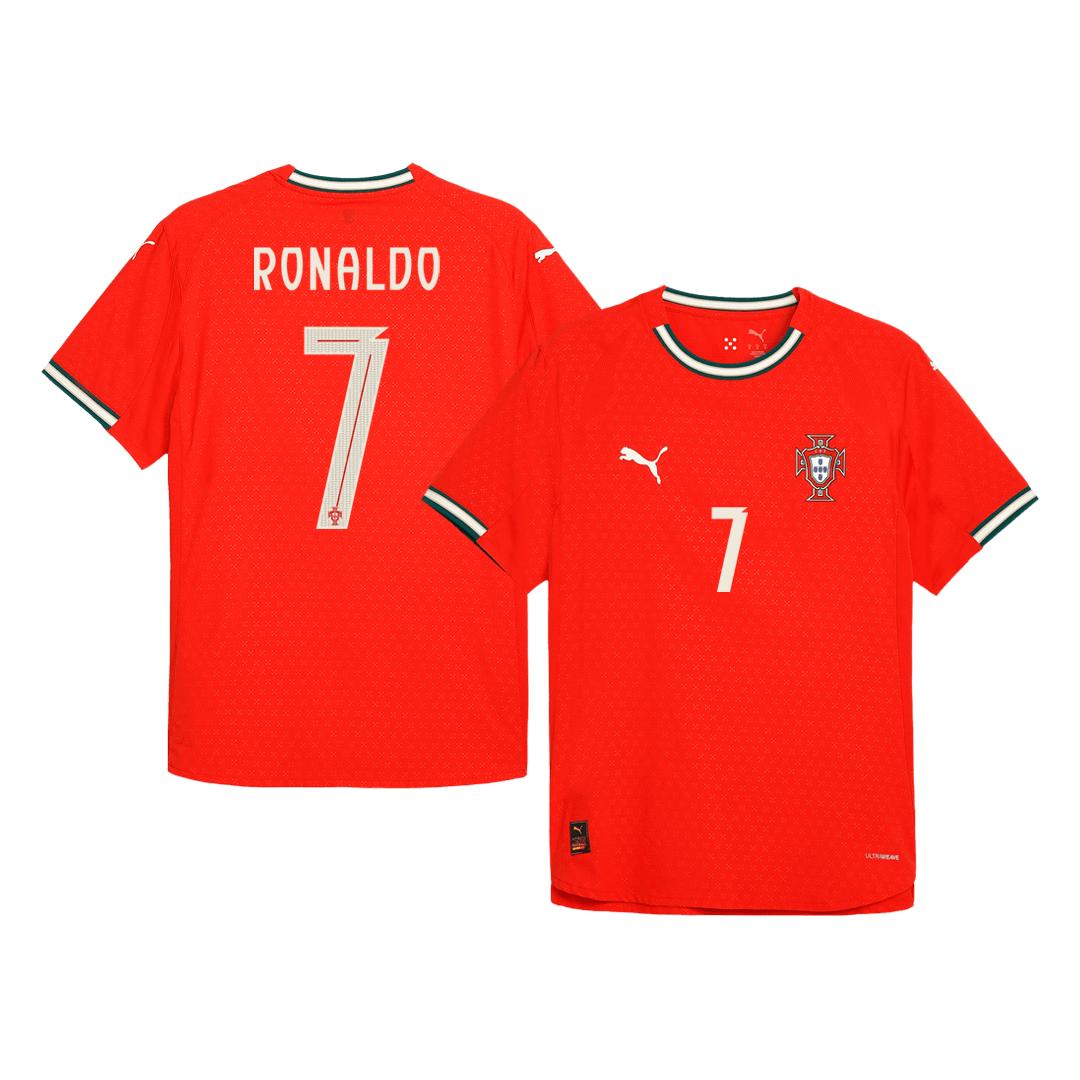 Tricouri Fotbal Portugalia RONALDO #7 Acasă 2025 Authentic