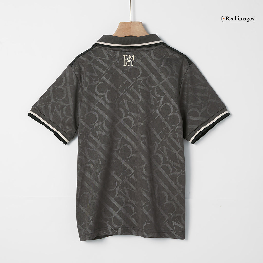 Set Tricouri Fotbal Real Madrid Treilea 2024/25 Pentru Copii.