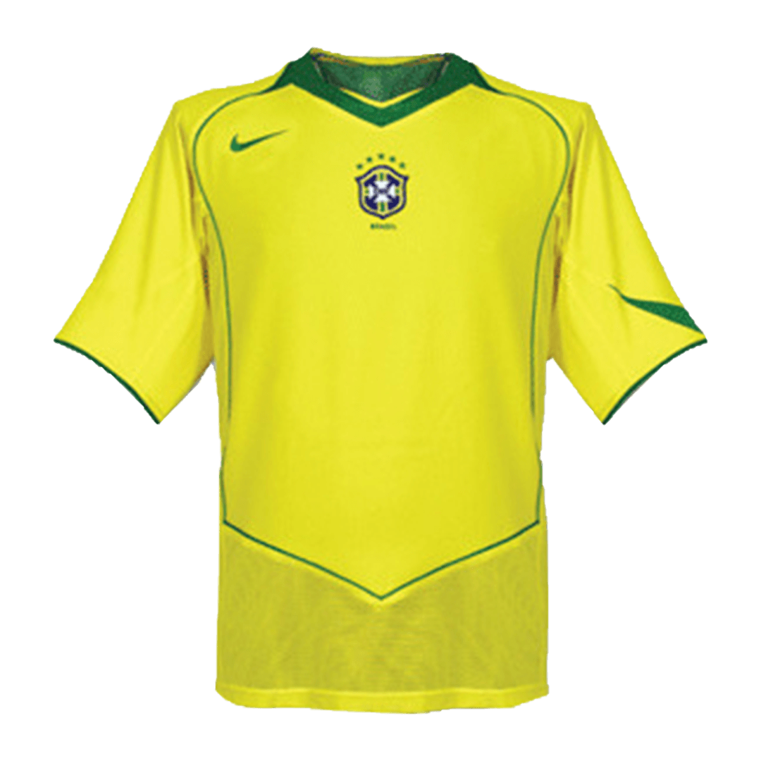 Tricouri Fotbal Vintage Brazilia Acasă 2004