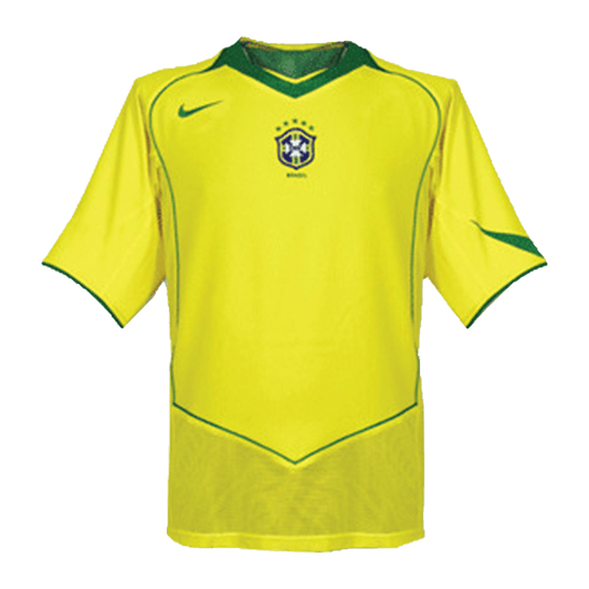 Tricouri Fotbal Vintage Brazilia Acasă 2004