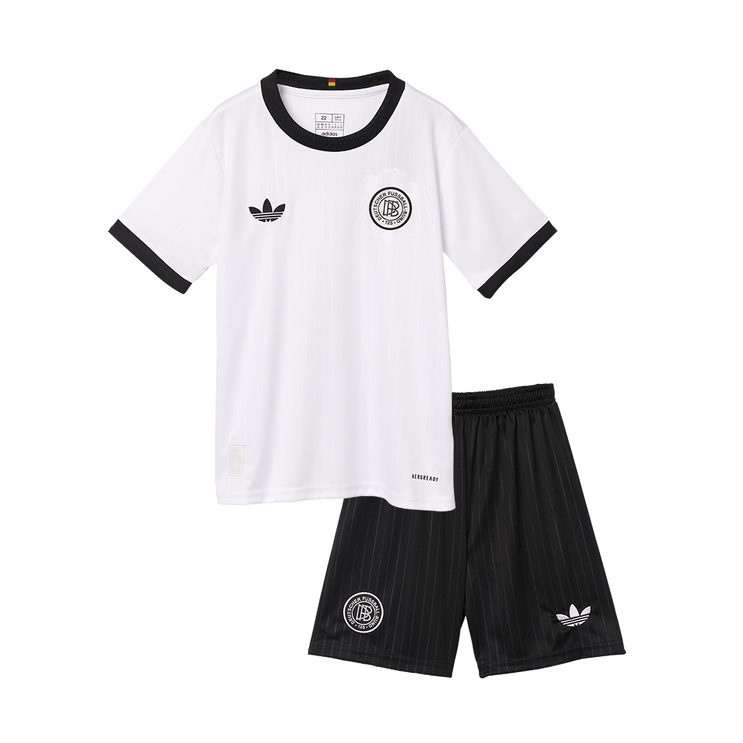 Set Tricouri Fotbal Germania 2025 Pentru Copii - 125th Anniversary