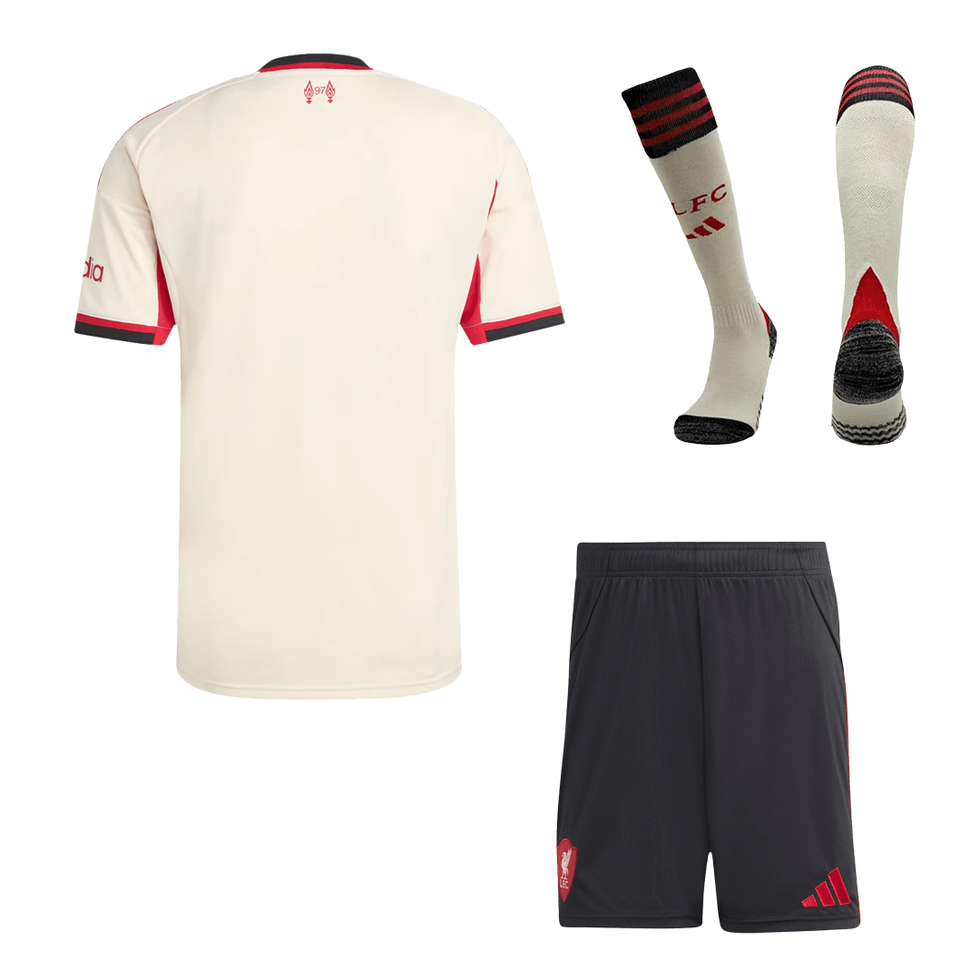 Set Tricouri Fotbal Liverpool Deplasare 2025/26