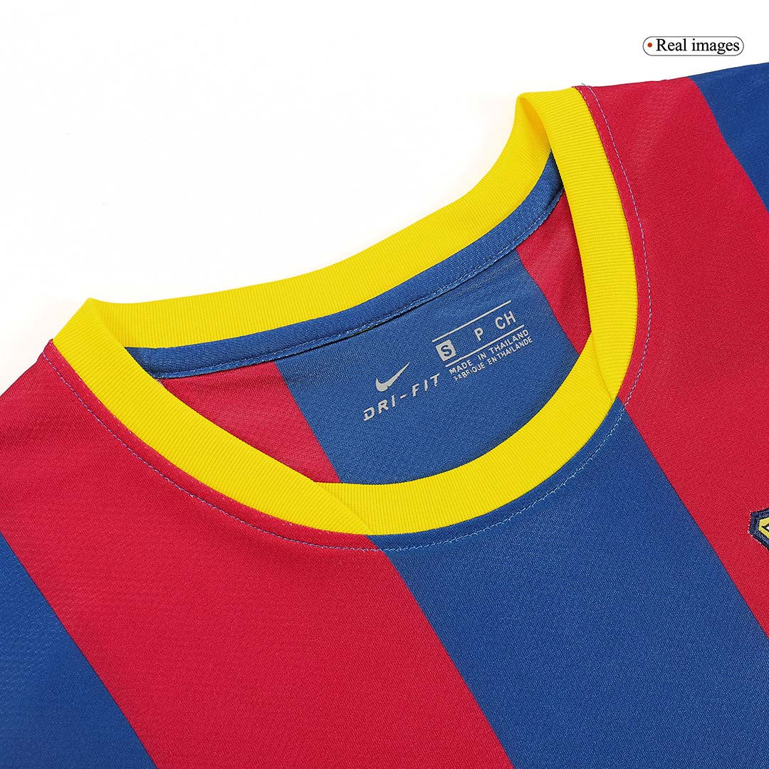 Tricouri Fotbal Vintage Barcelona Acasă 2010/11