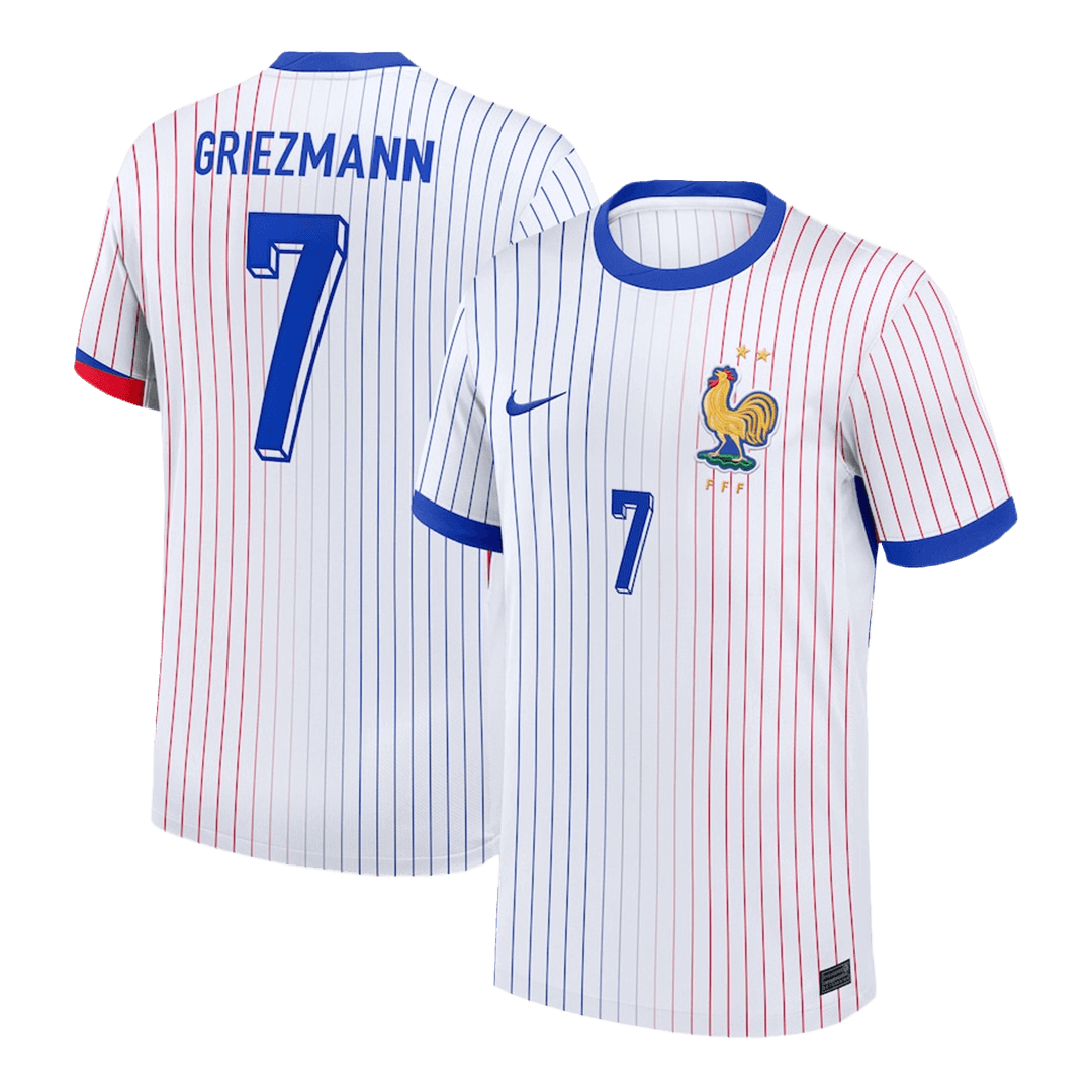 Tricouri Fotbal Franța GRIEZMANN #7 Deplasare 2024