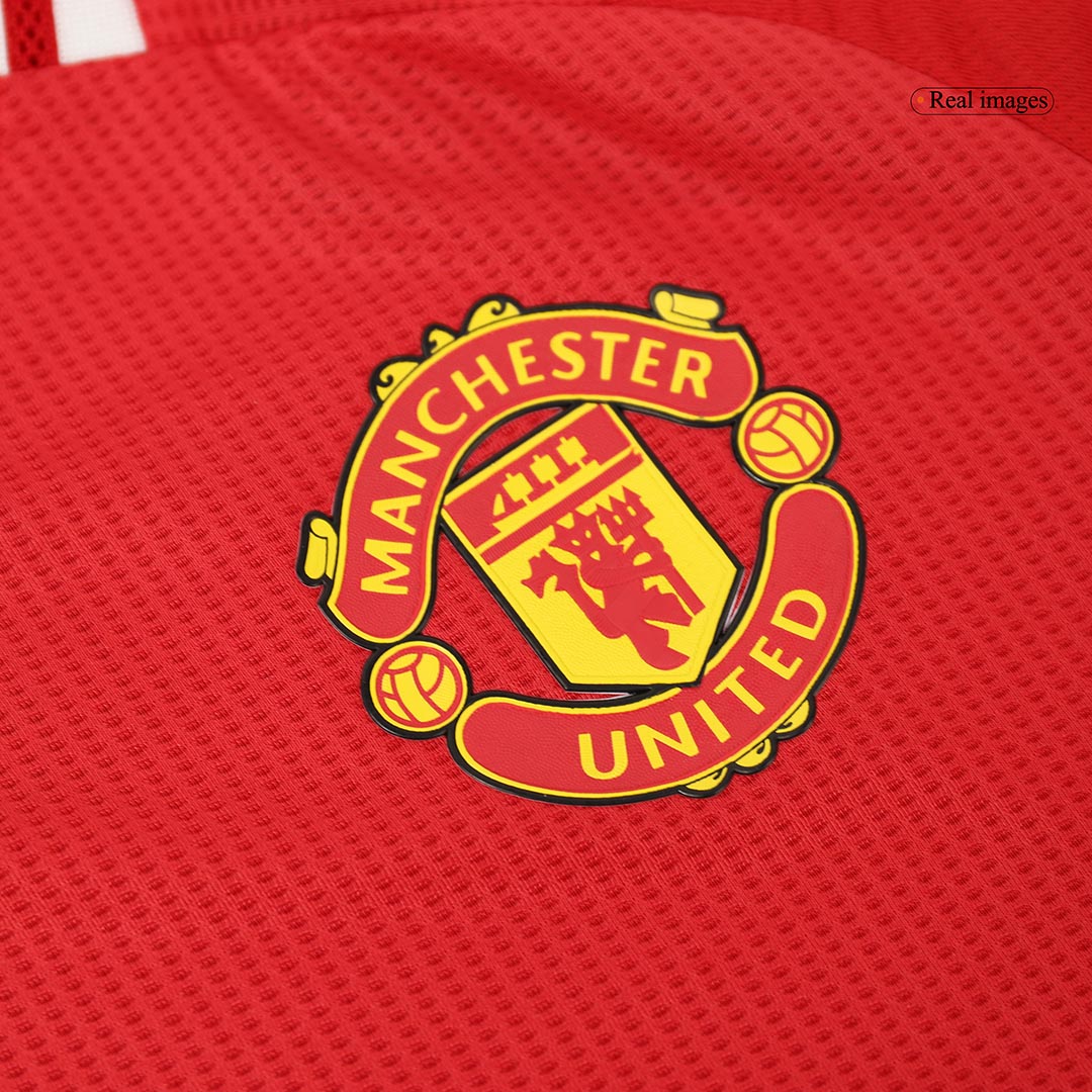 Tricouri Fotbal Manchester United B.FERNANDES #8 Acasă 2024/25 Authentic