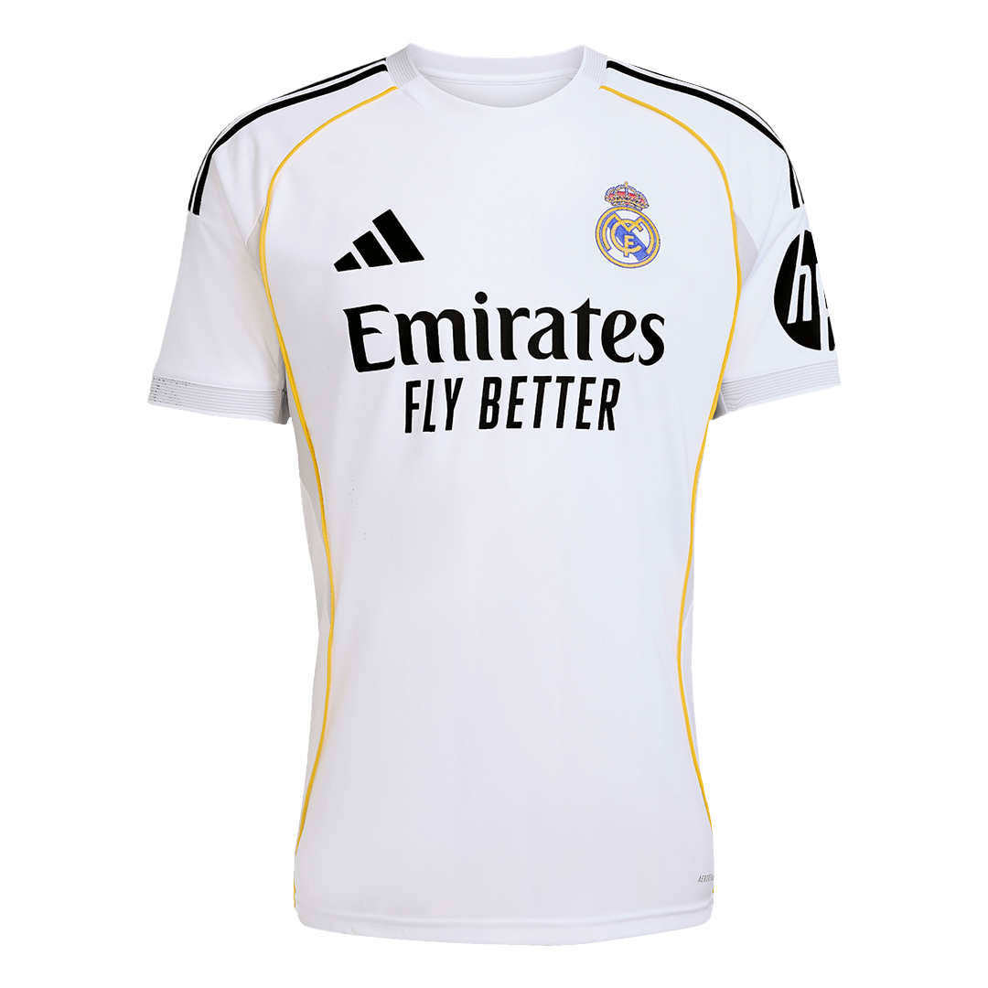 Tricouri Fotbal Real Madrid MBAPPÉ #10 Acasă 2025/26 - Premium