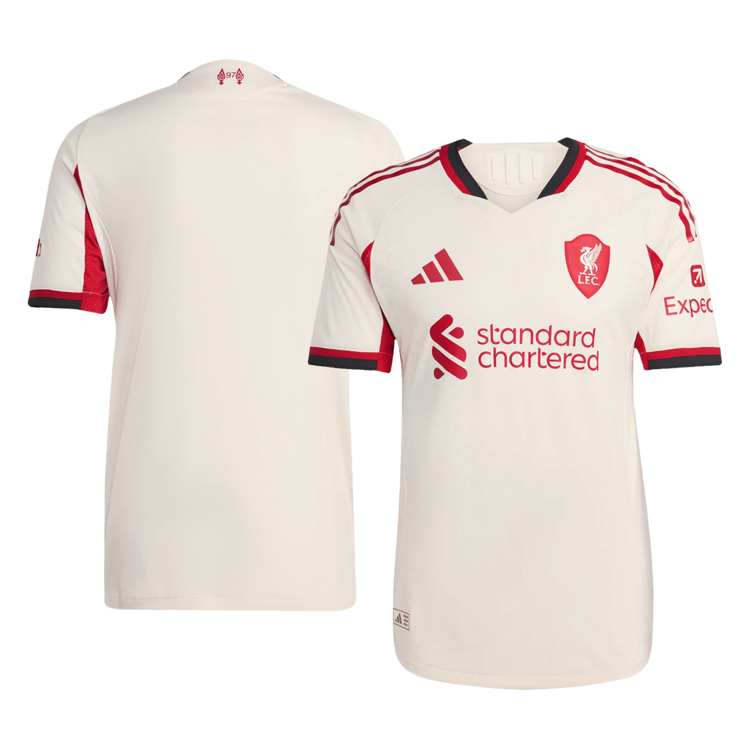Tricouri Fotbal Liverpool Deplasare 2025/26 Authentic