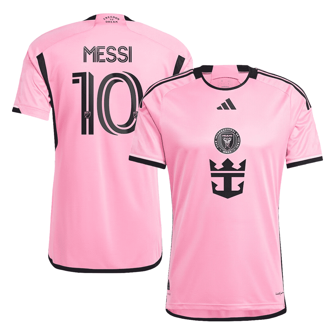 Tricouri Fotbal Inter Miami CF MESSI #10 Acasă 2024 Authentic