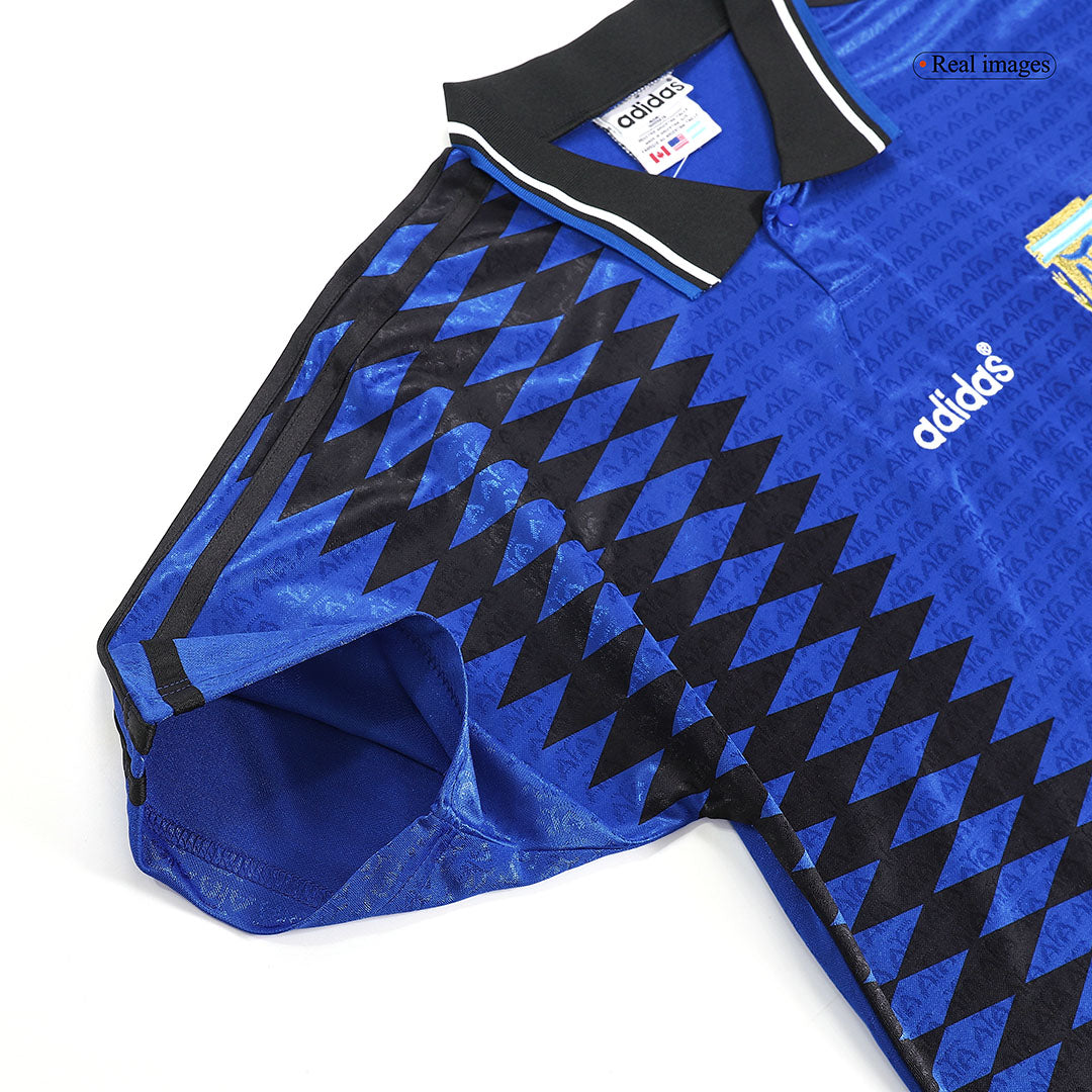 Tricouri Fotbal Vintage Argentina #10 Deplasare 1994