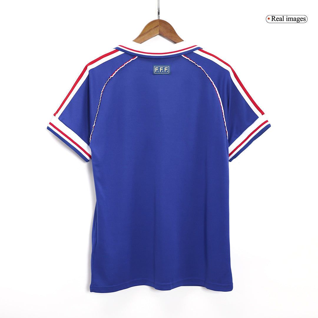 Tricouri Fotbal Vintage Franța Acasă 1998