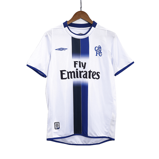 Tricouri Fotbal Vintage Chelsea Deplasare 2003/05