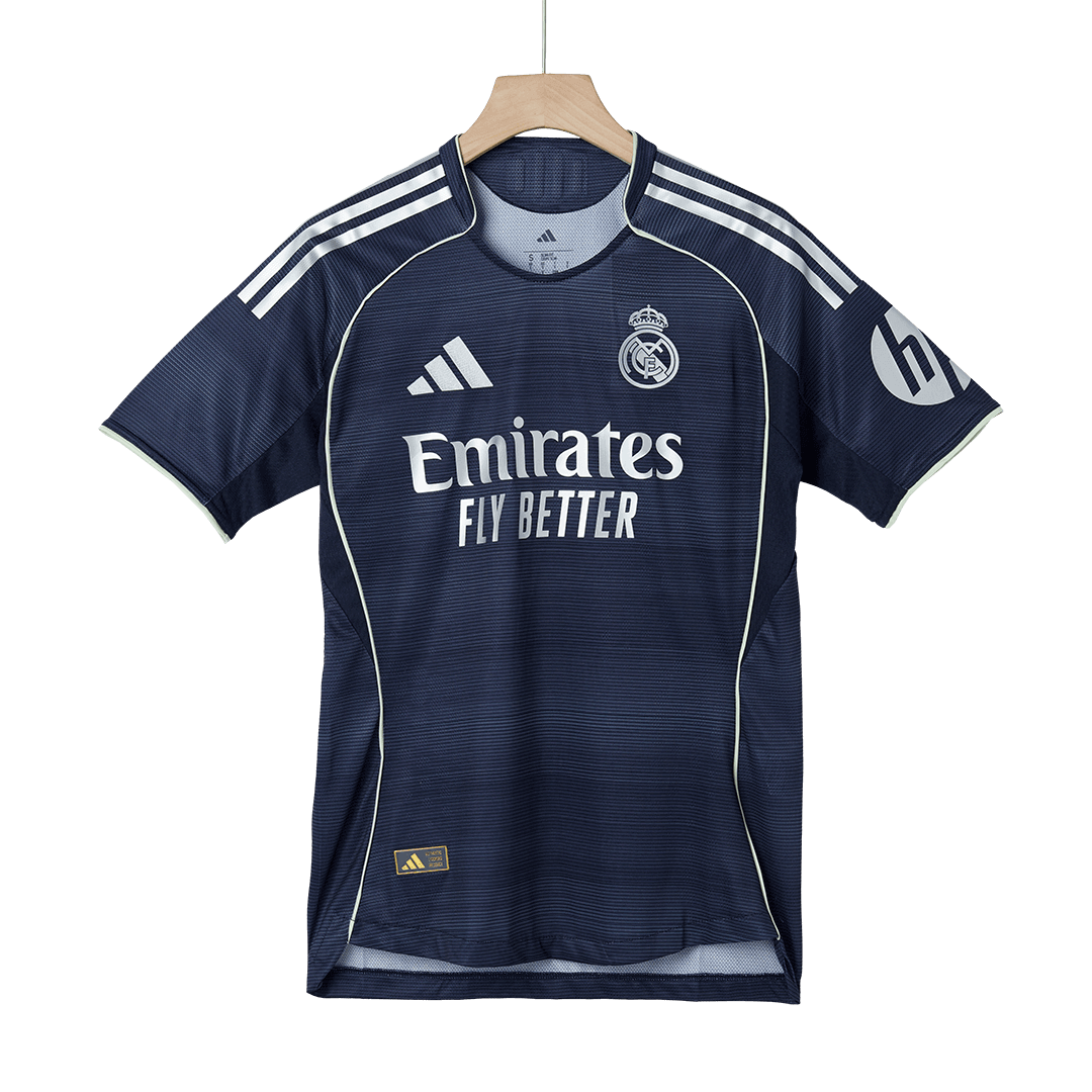Tricouri Fotbal Real Madrid VINI JR. #7 Deplasare 2025/26 Authentic