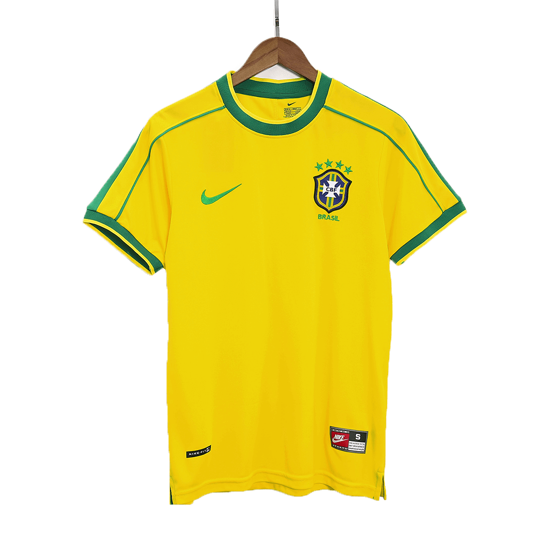 Tricouri Fotbal Vintage Brazilia Acasă 1998