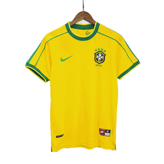 Tricouri Fotbal Vintage Brazilia Acasă 1998