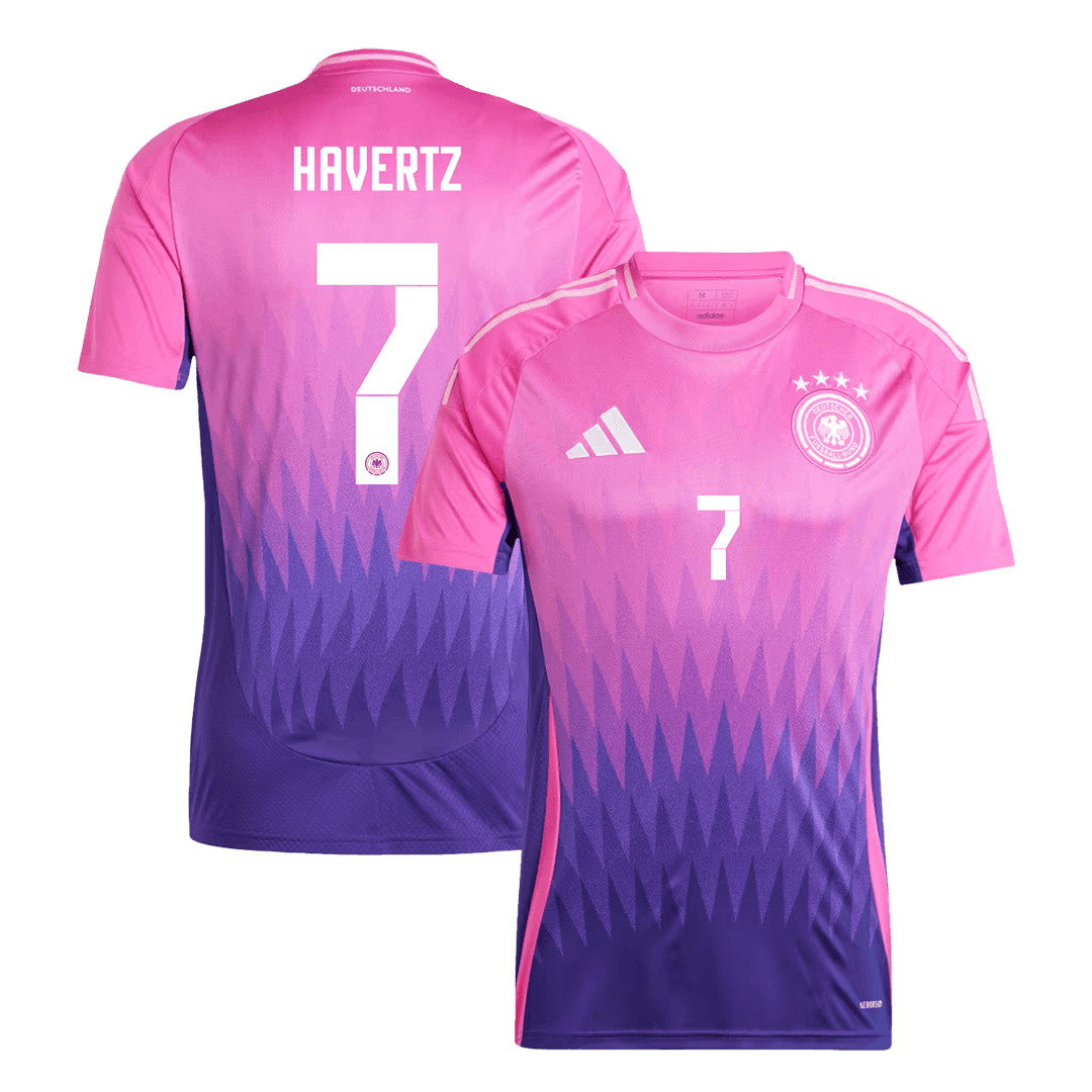 Tricouri Fotbal Germania HAVERTZ #7 Deplasare 2024 (mărime mare)