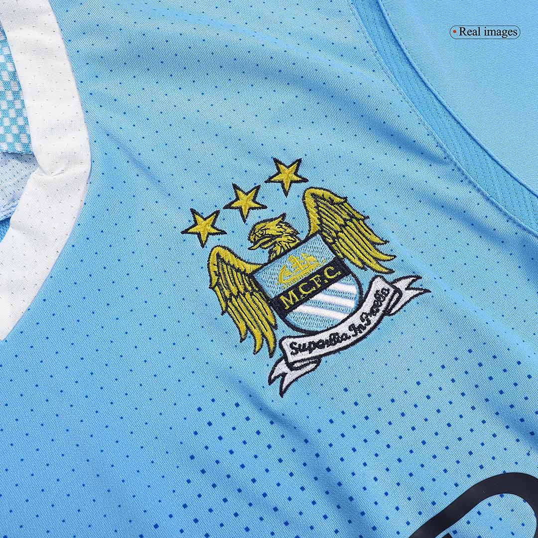 Tricouri Fotbal Vintage Manchester City Acasă 2011/12