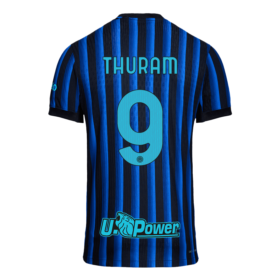Tricouri Fotbal Inter Milano THURAM #9 Acasă 2025/26 Authentic