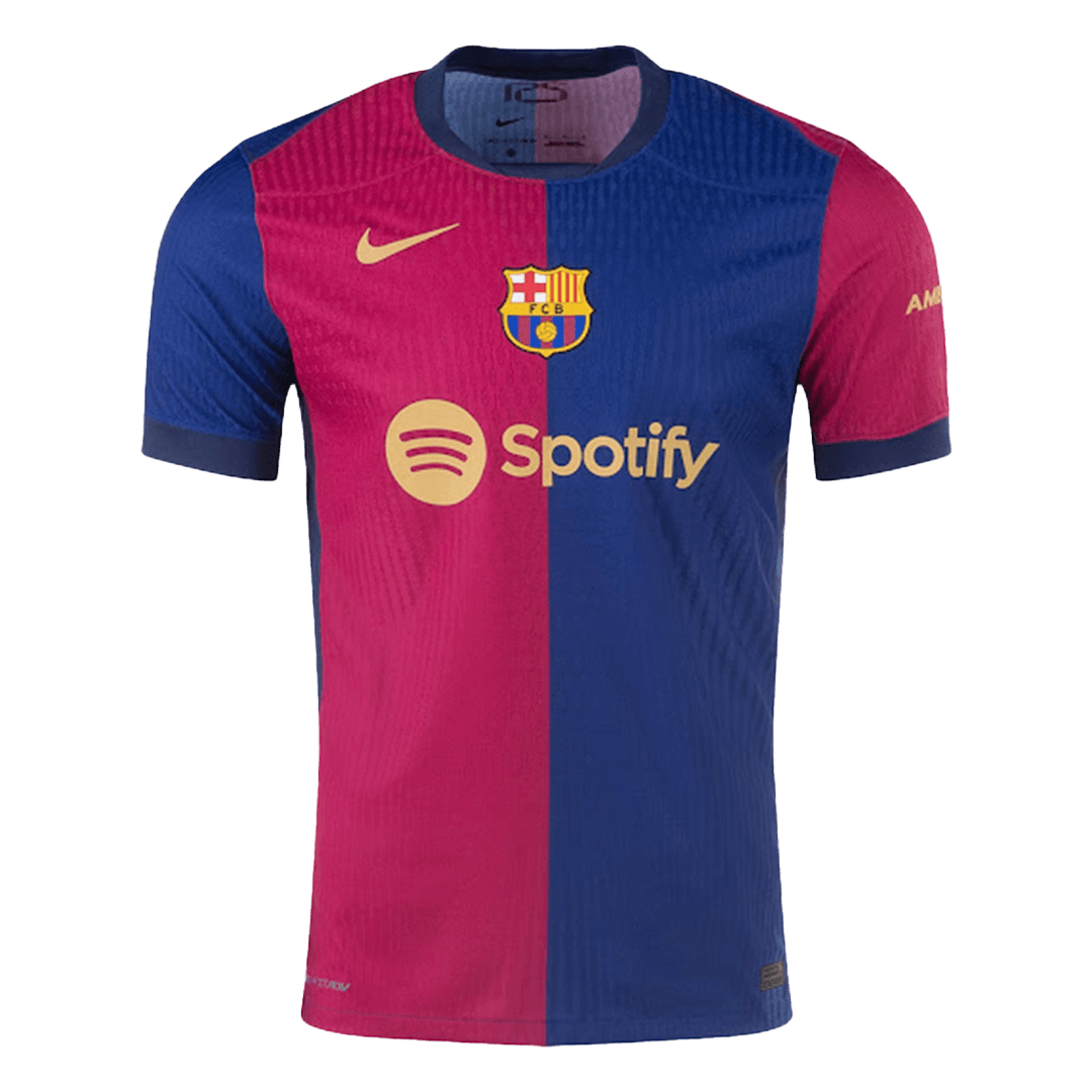 Tricouri Fotbal Barcelona LAMINE YAMAL #19 Acasă Authentic - UCL