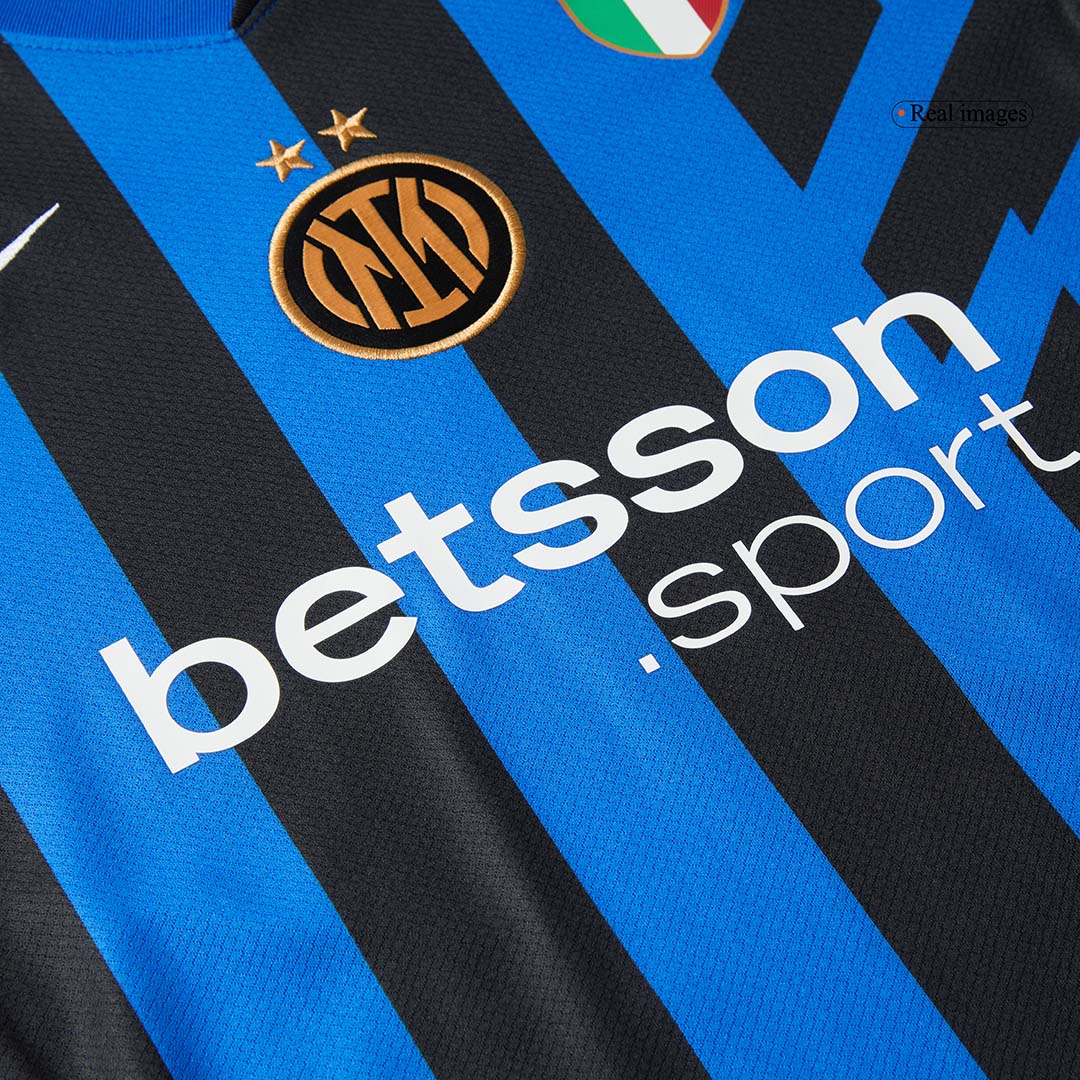 Tricouri Fotbal Inter Milano Acasă 2024/25 (mărime mare)