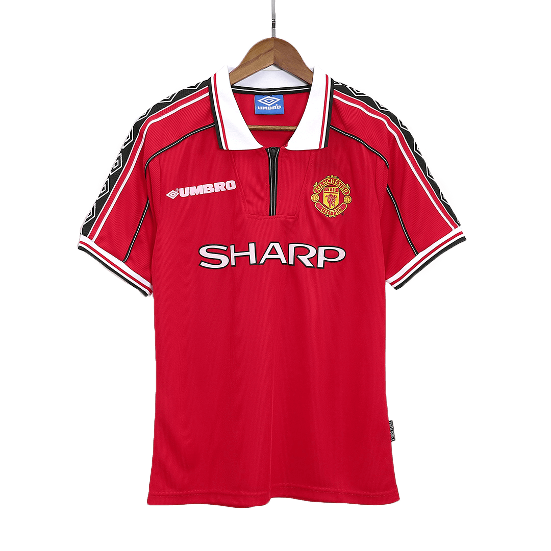 Tricouri Fotbal Vintage Manchester United Acasă 98/00