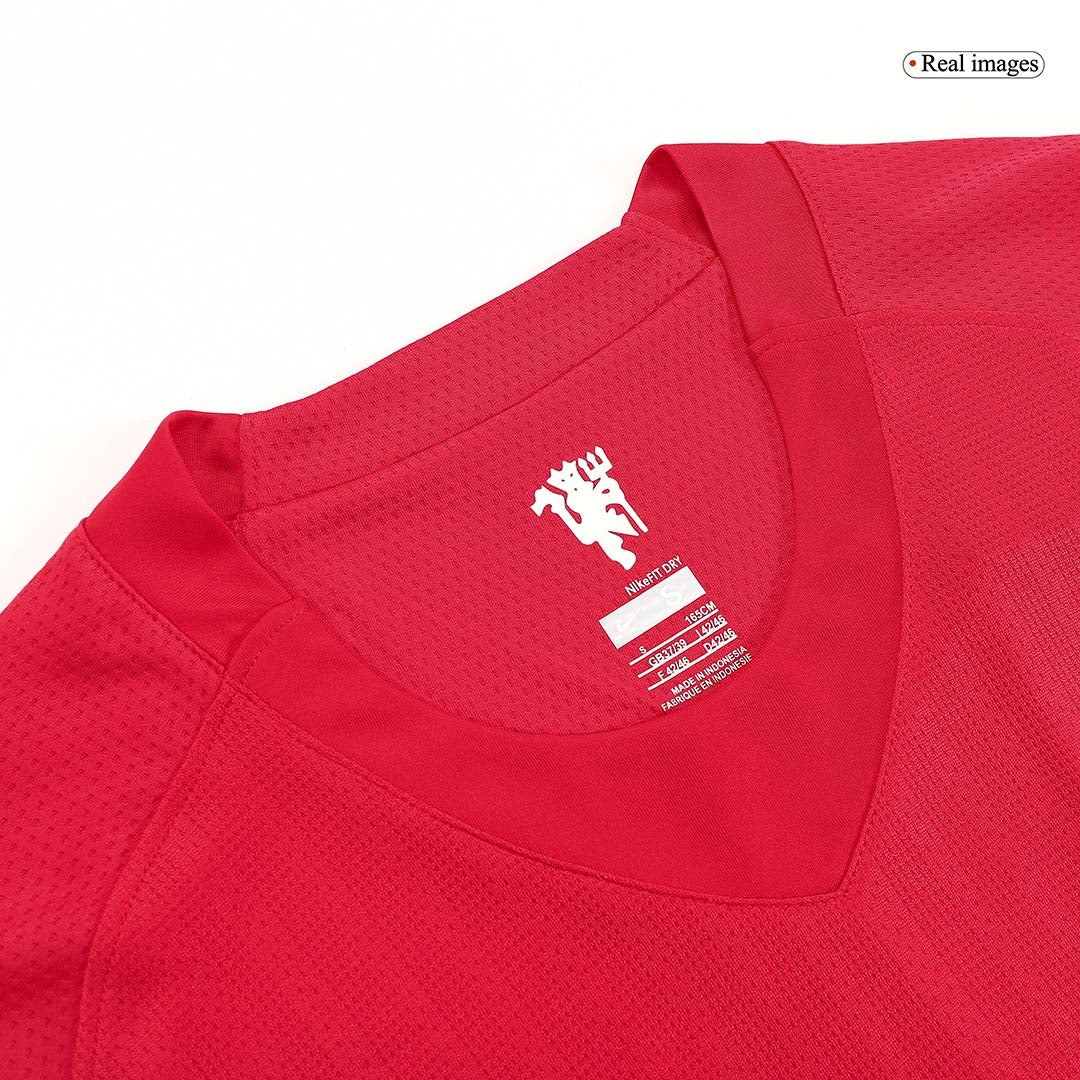 Tricouri Fotbal Vintage Manchester United RONALDO #7 Acasă 2007/08 Mânecă Lungă