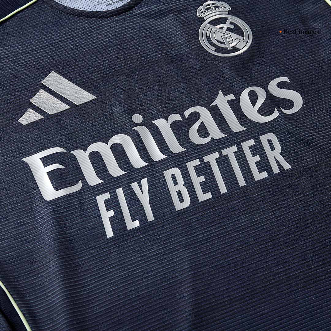 Tricouri Fotbal Real Madrid VINI JR. #7 Deplasare 2025/26 Authentic