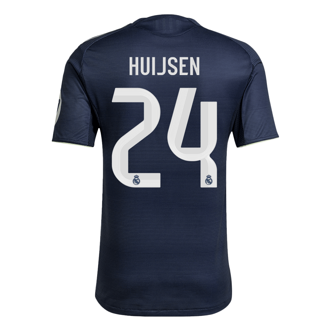 Tricouri Fotbal Real Madrid HUIJSEN #24 Deplasare 2025/26 Authentic