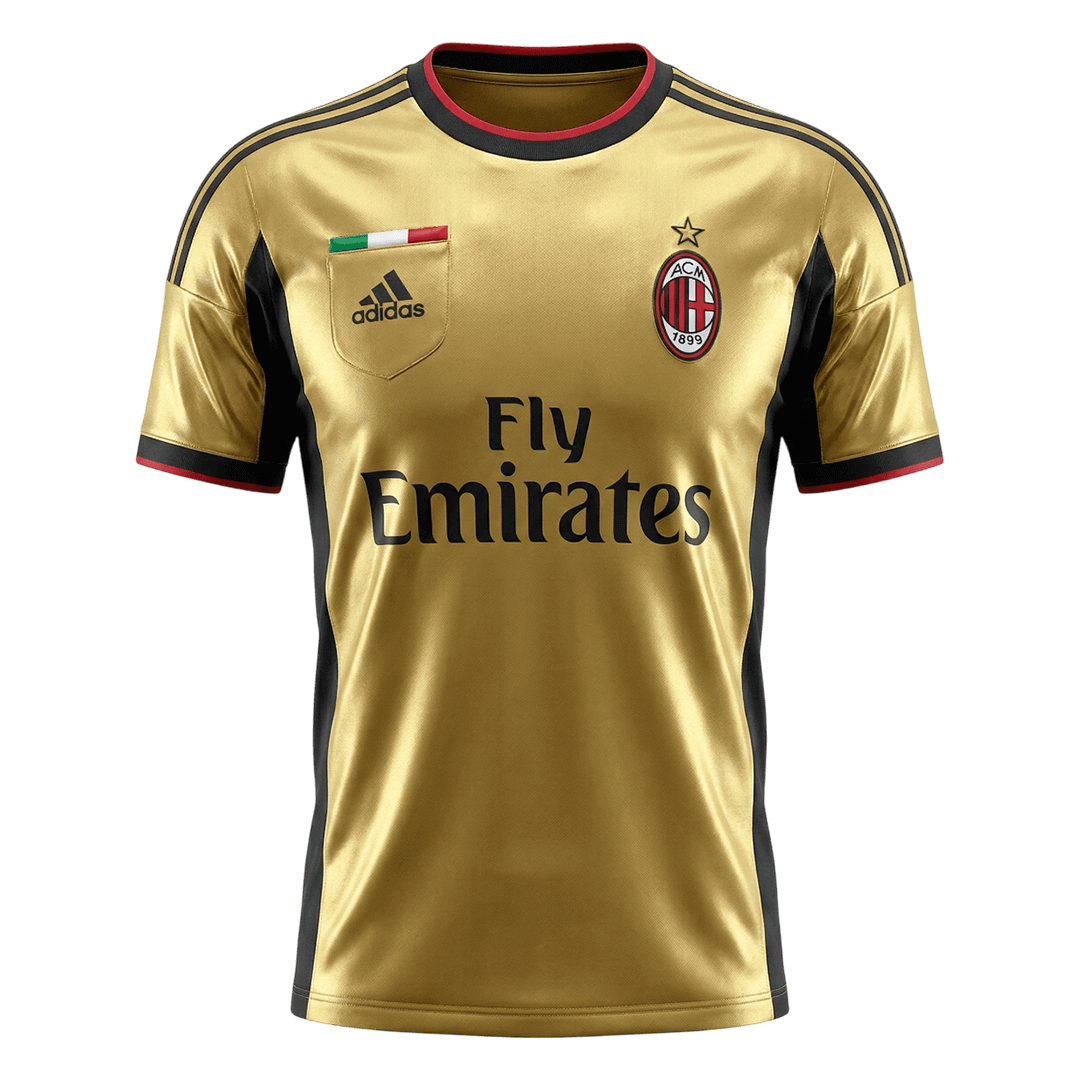 Tricouri Fotbal Vintage AC Milan Deplasare 2013/14