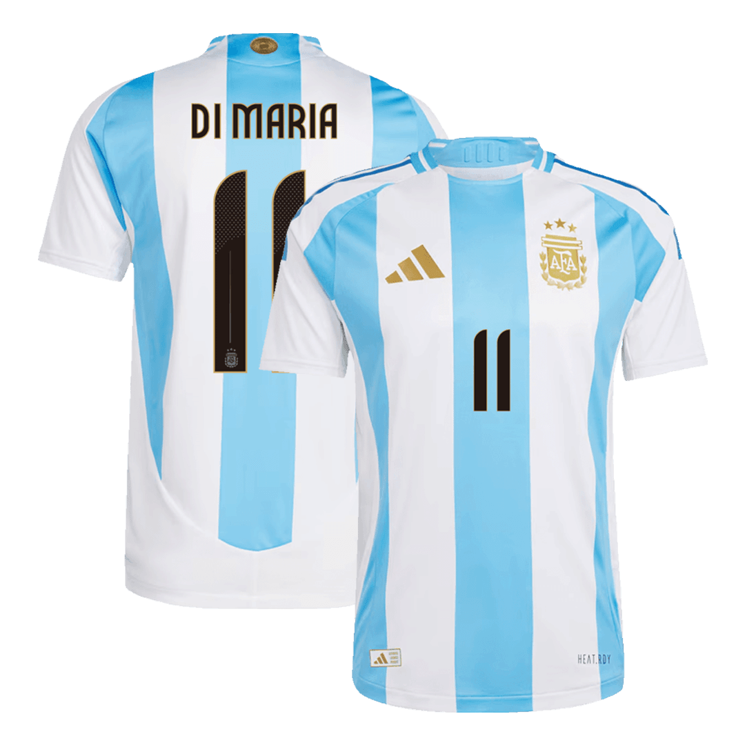 Tricouri Fotbal Argentina DI MARIA #11 Acasă 2024 Authentic
