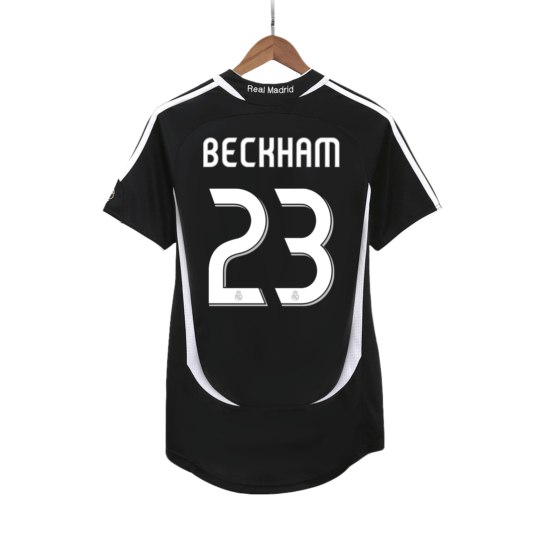 Tricouri Fotbal Vintage Real Madrid BECKHAM #23 Deplasare 2006/07