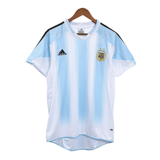 Tricouri Fotbal Vintage Argentina Acasă 2004/05