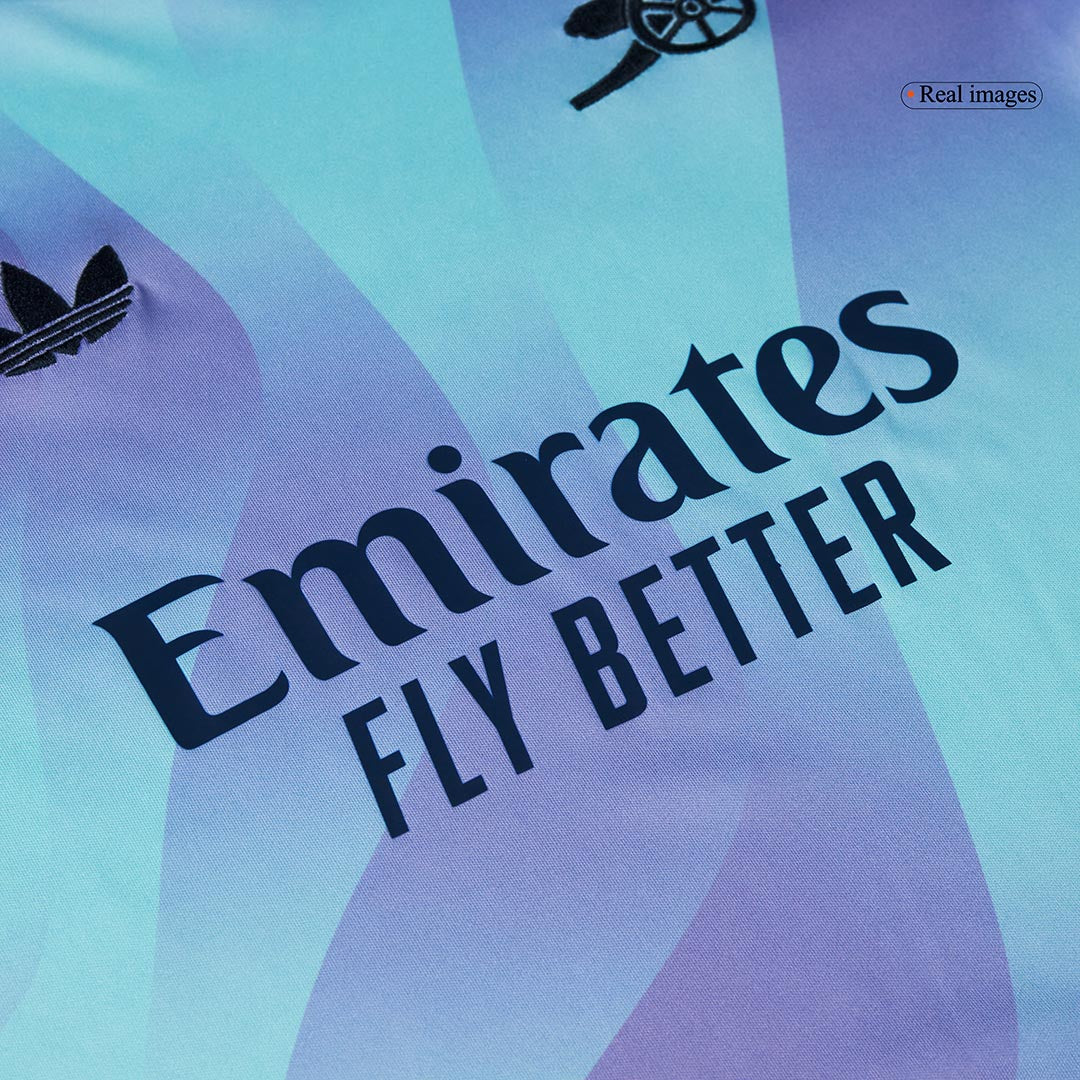 Set Tricouri Fotbal Arsenal Treilea 2024/25 Pentru Copii.