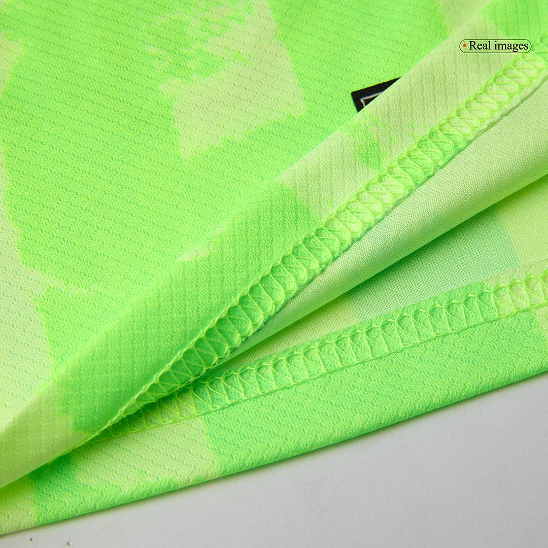 Set Tricouri Fotbal Barcelona Treilea 2024/25 Pentru Copii - UCL (Spotify Logo Without Text).