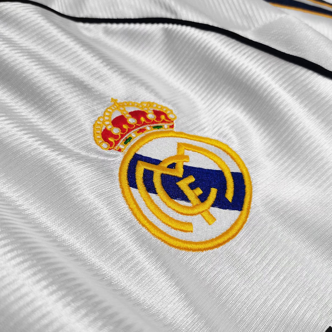 Tricouri Fotbal Vintage Real Madrid RAUL #7 Acasă 1998/00
