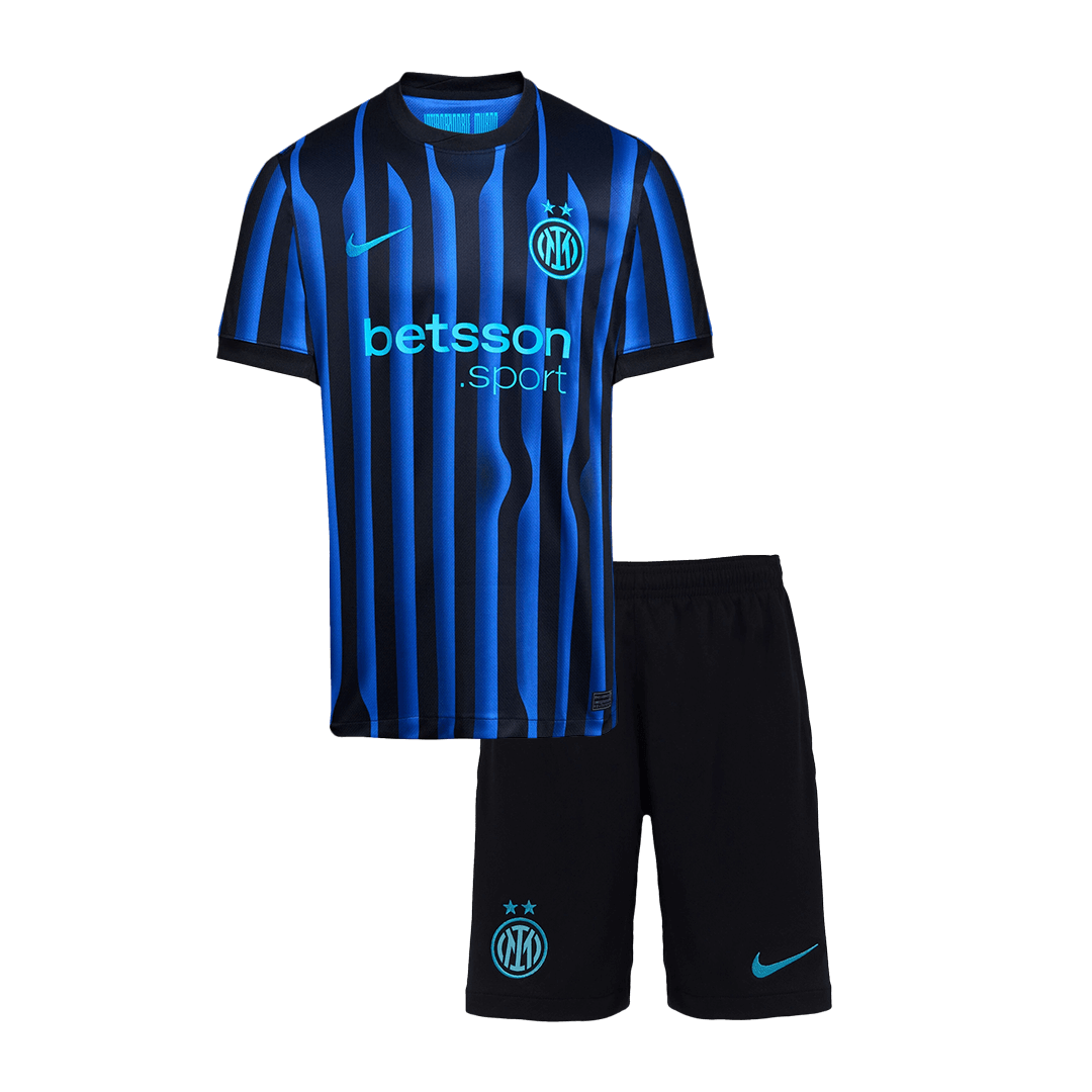 Set Tricouri Fotbal Inter Milano Acasă 2025/26 Pentru Copii