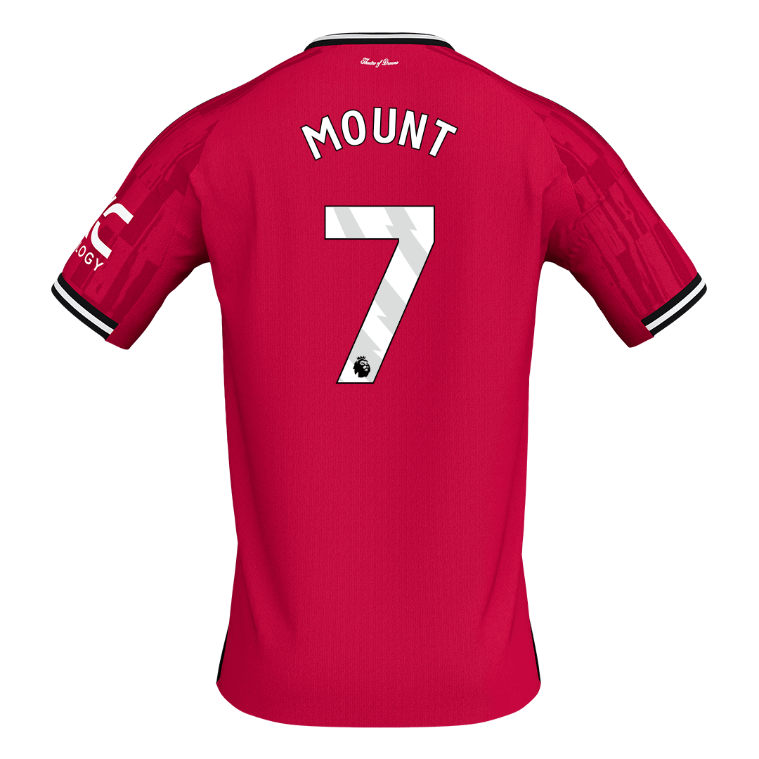 Tricouri Fotbal Manchester United MOUNT 7 Acasă 2025/26 - Premium - TricouriFotbaliști Shop