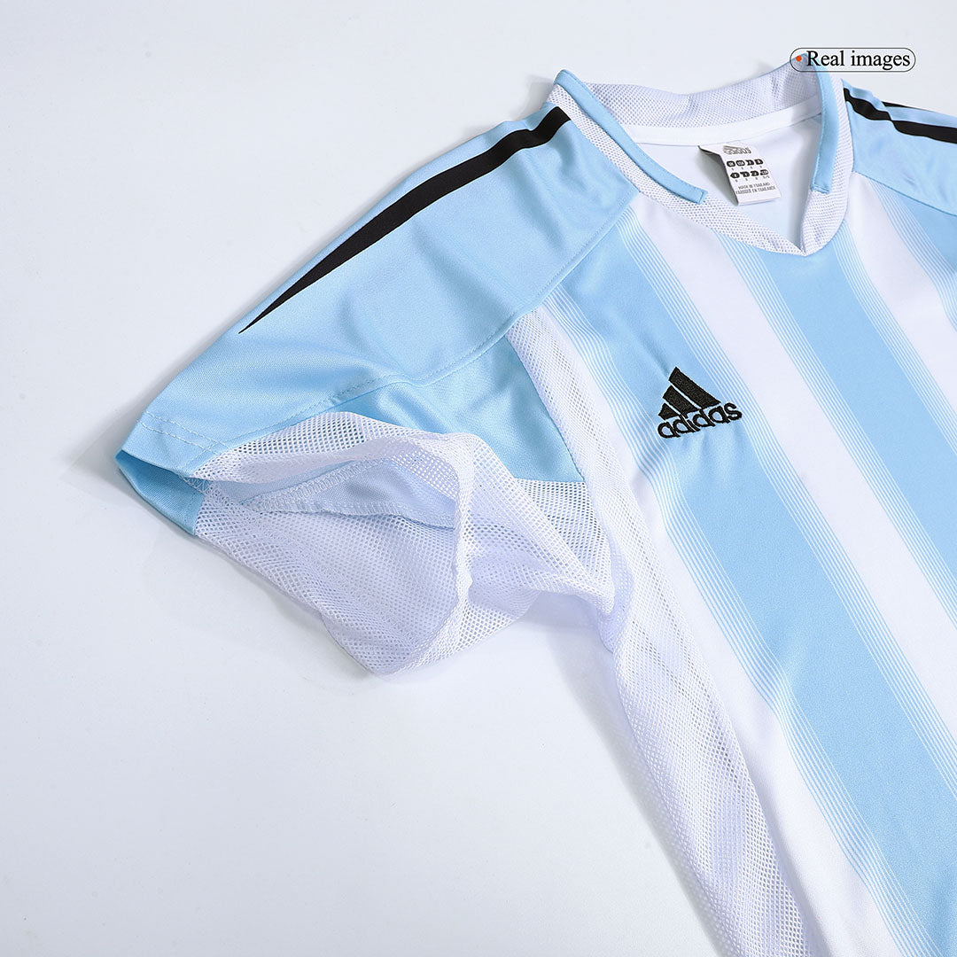 Tricouri Fotbal Vintage Argentina Acasă 2004/05