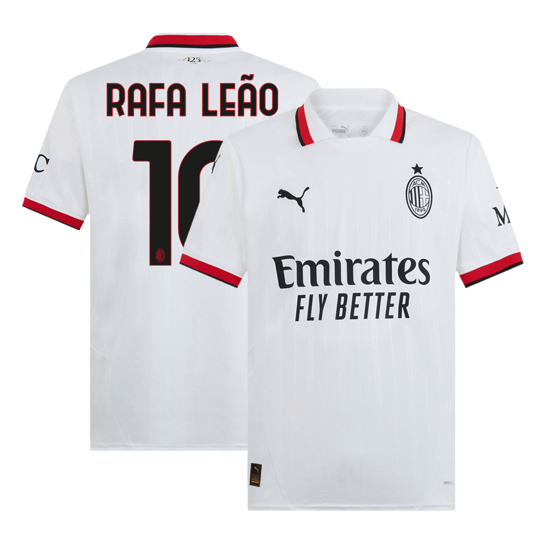 Tricouri Fotbal AC Milan RAFA LEÃO #10 Deplasare 2024/25 - Super