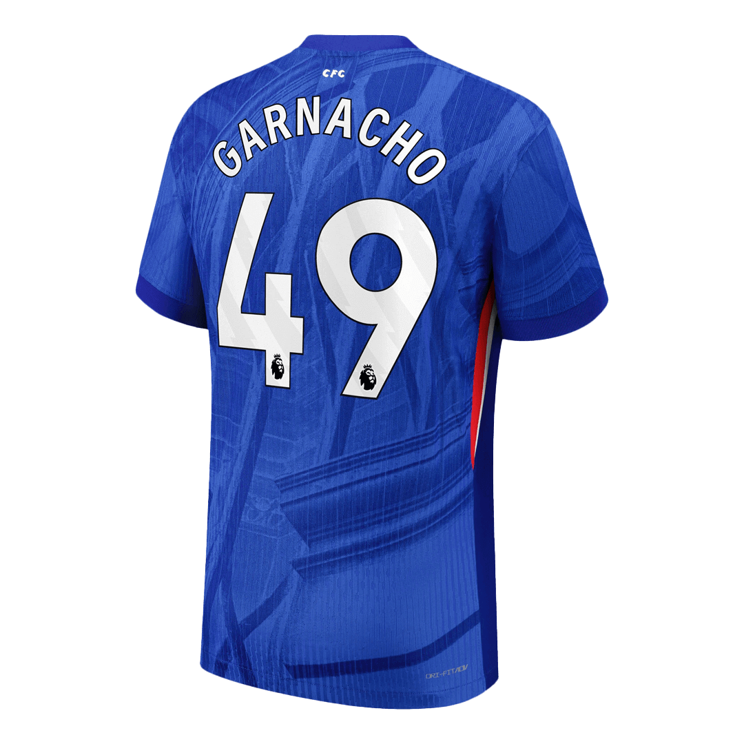 Tricouri Fotbal Chelsea GARNACHO #49 Acasă 2025/26 Authentic