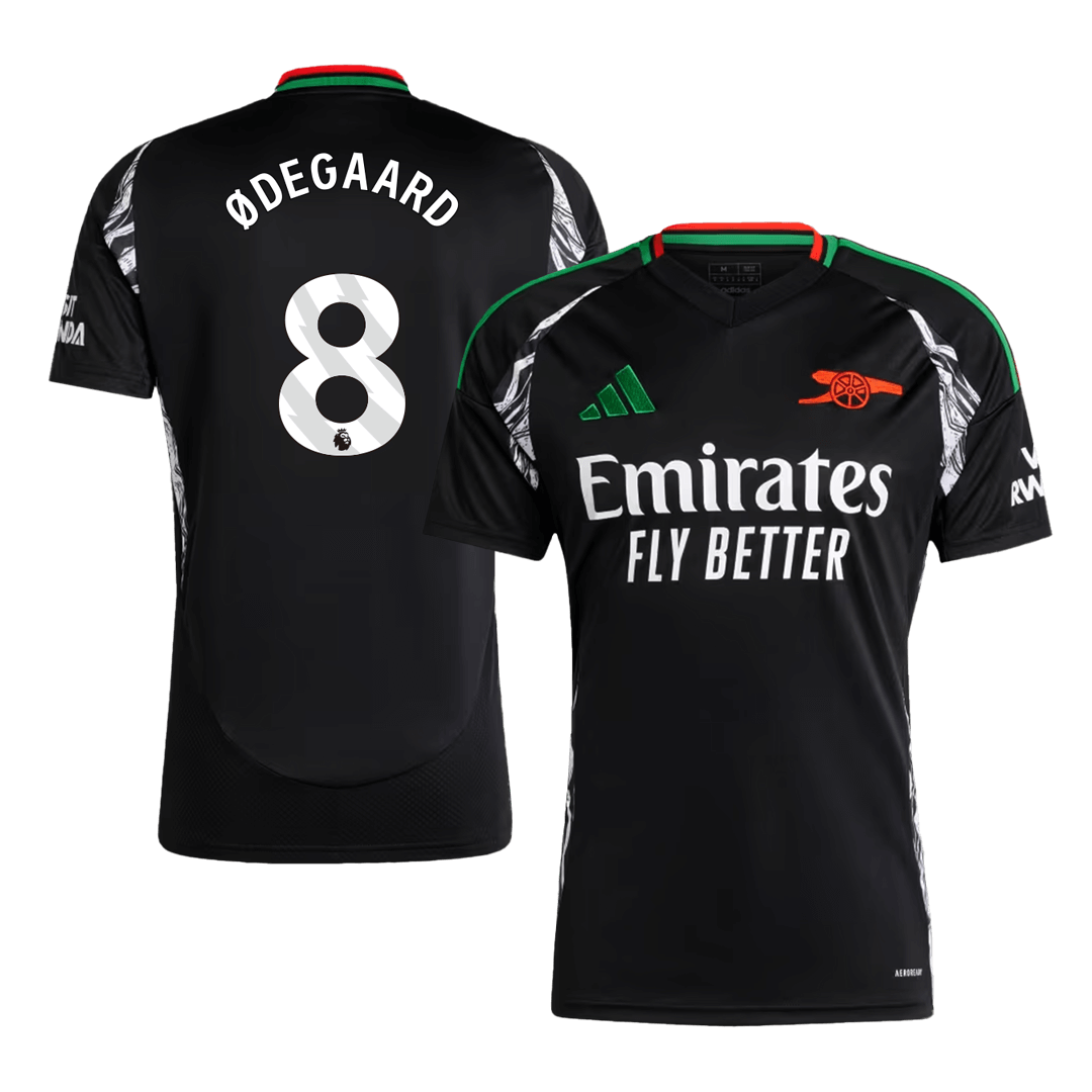 Tricouri Fotbal Arsenal ØDEGAARD #8 Deplasare 2024/25