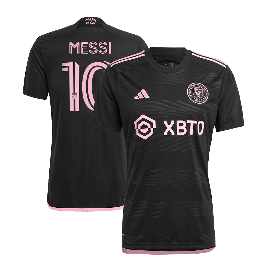 Tricouri Fotbal Inter Miami CF MESSI #10 Deplasare 2023 (mărime mare)