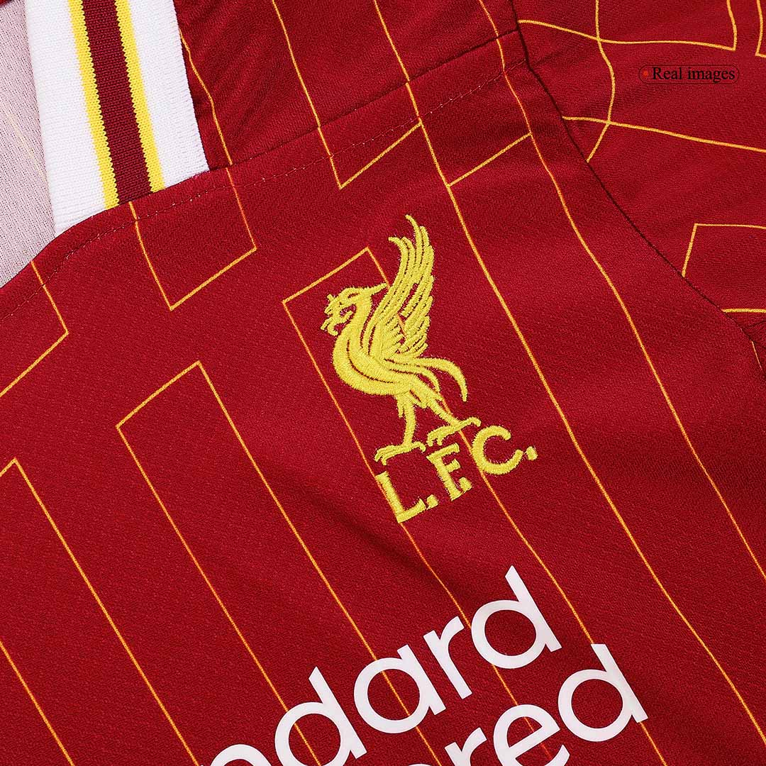 Set Tricouri Fotbal Liverpool Acasă 2024/25 Pentru Copii